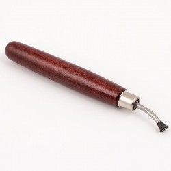Roulette one row curved shaft