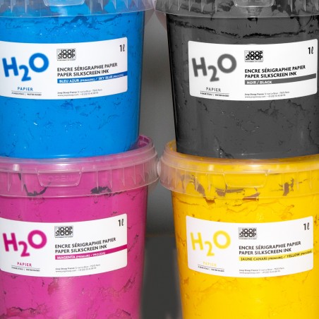 CMYK H2O silkscreen ink for paper