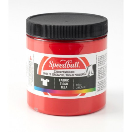 Speedball fabric silkscreen ink red